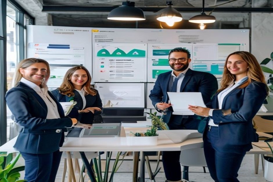 Time comercial gerenciando funil de leads de consórcio com CRM e acompanhamento pelo WhatsApp